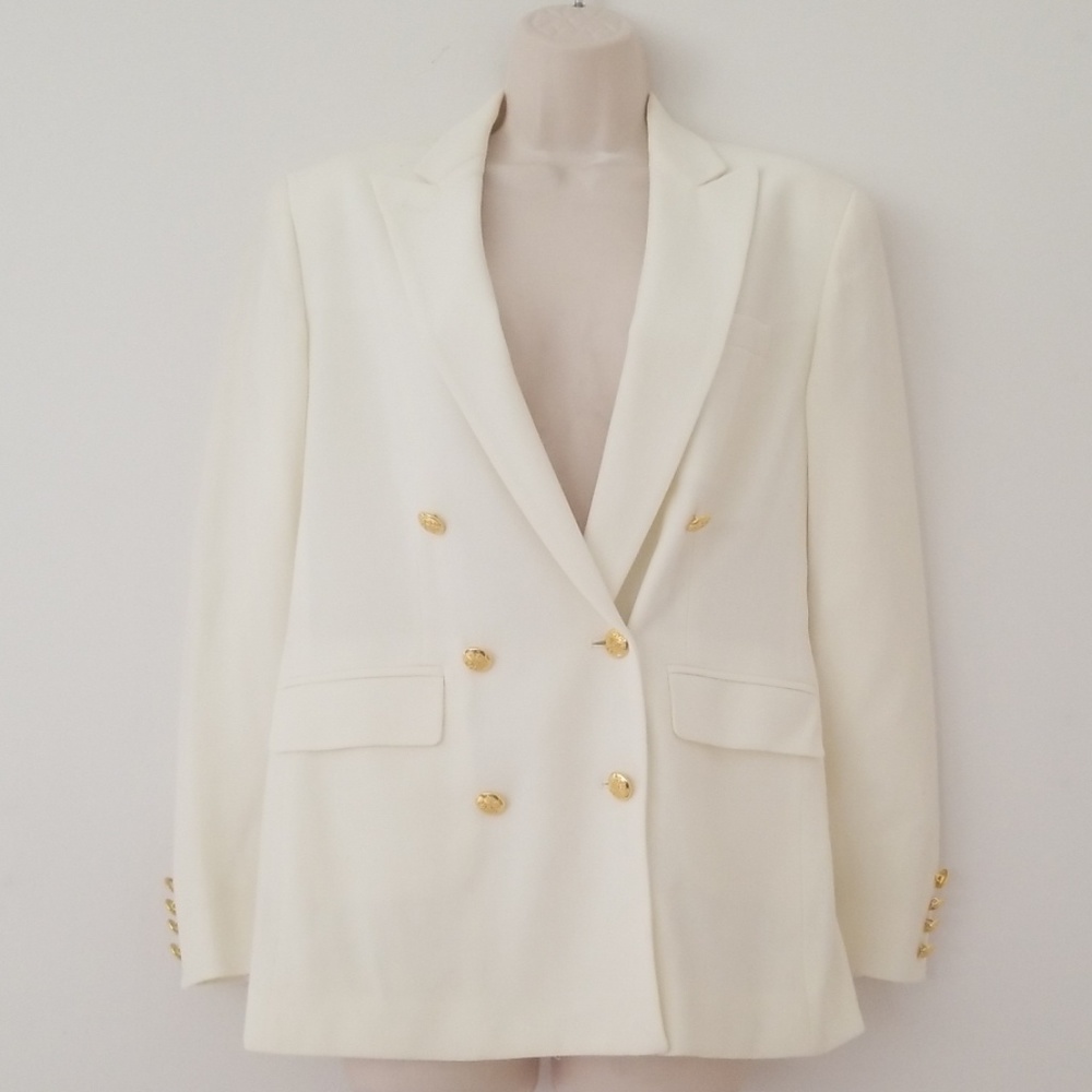 LAUREN Ralph Lauren Petite Cream Blaze Size 8P USA